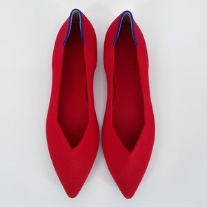 Rothy's Red and Blue Flats